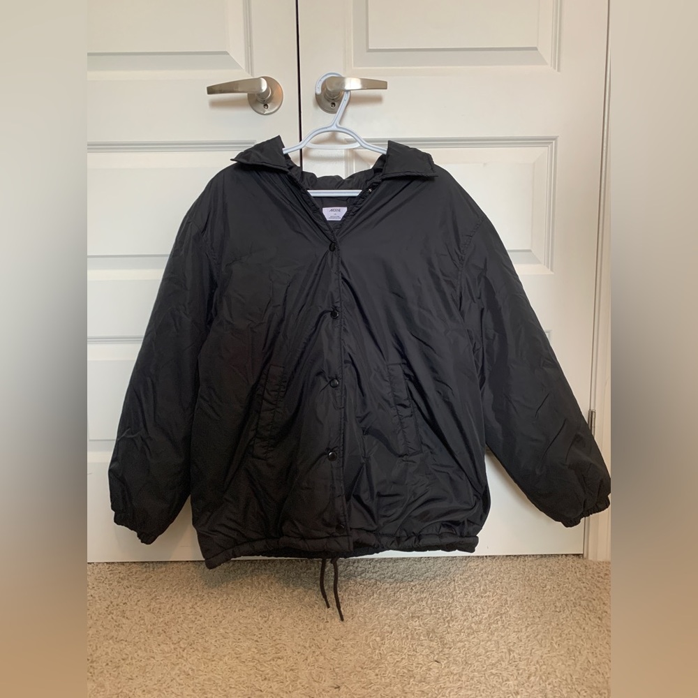 Black winter coat